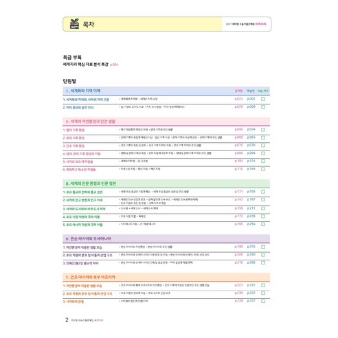 2027 마더텅 수능기출문제집 세계지리 솔직 독서 후기 | 읽어볼 만할까? - 상품 이미지 4