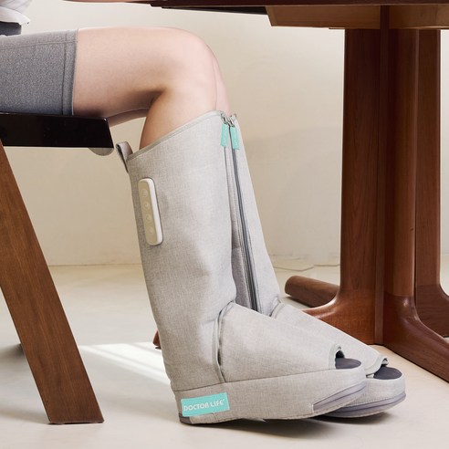 닥터라이프 무선 온열 공기압 종아리 발 안마기 후기 분석 - 충전 포트 상세