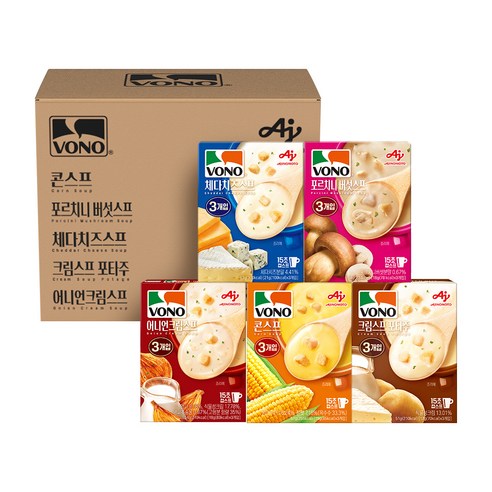 보노 스프 5종 세트, 1세트