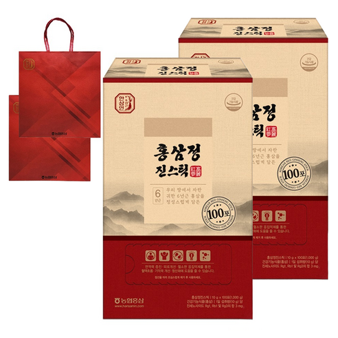 한삼인 홍삼정 진스틱 100p + 쇼핑백 1kg, 2개 맛있게 먹은 솔직 후기 - 상품 이미지 1