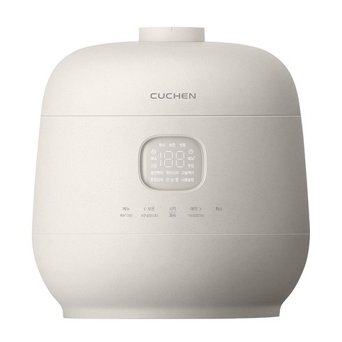 쿠첸 브레인 IH압력 전기밥솥 10인용 후기 분석 - 세련된 측면 실루엣