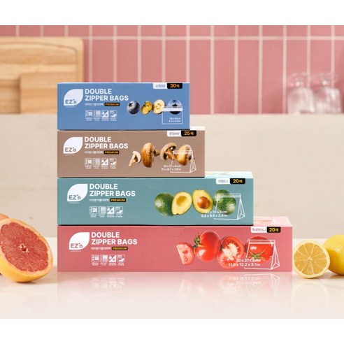 EZn이지엔 프리미엄 더블지퍼백 소형 30p + 중형 25p + 대형 2... 솔직 후기 | 실사용자 리뷰 분석 - 상품 이미지 2