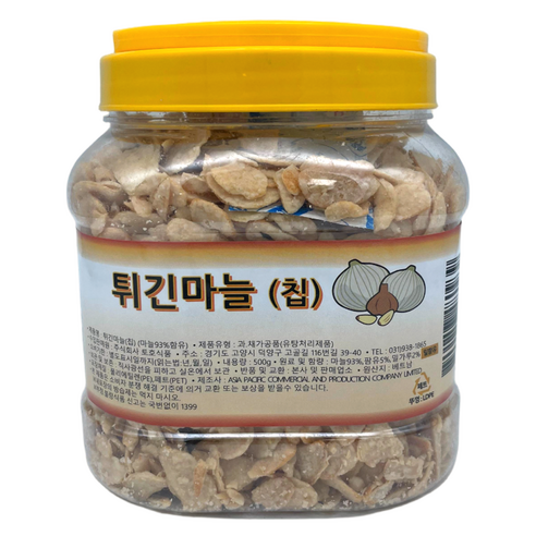 토호식품 튀긴마늘 칩, 500g, 1개