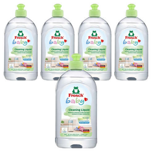 프로쉬 베이비 젖병세제, 500ml, 5개