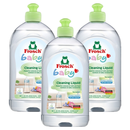 프로쉬 베이비 젖병세제, 500ml, 3개