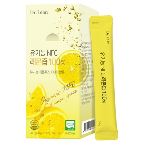 닥터린 유기농 NFC 레몬즙, 280g, 1개
