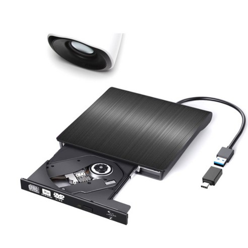 림스테일 USB 3.0 CD / DVD RW 멀티 외장형 ODD + C타... 개봉기 | 실사용 후기 - 상품 이미지 3