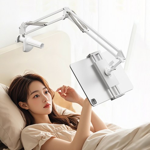 홈플래닛 접이식 스마트폰 태블릿 집게형 거치대 이미지 2