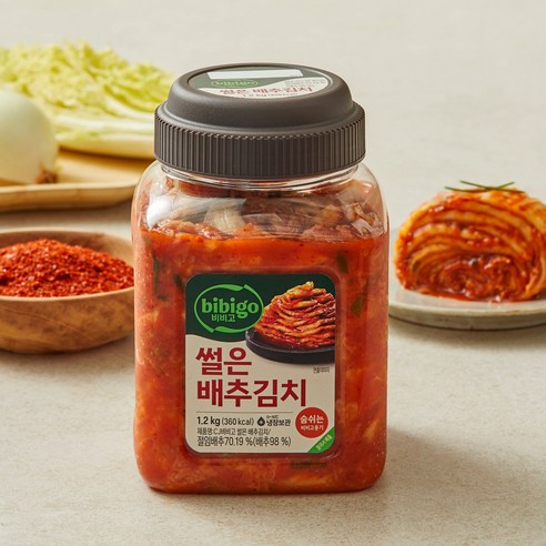 밥상의 품격을 높이는 선택, 비비고 썰은 배추김치 1.2kg