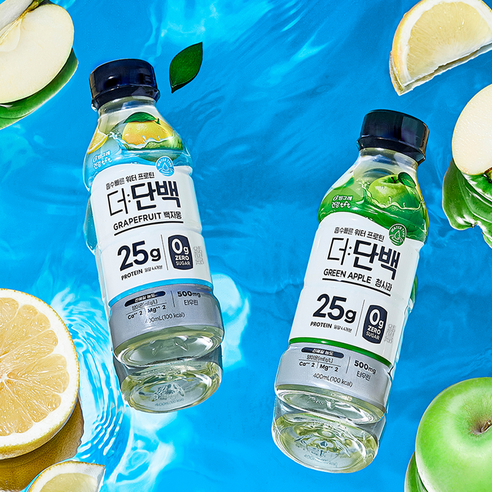 더단백 워터 프로틴 백자몽 400ml, 10개 이미지 4