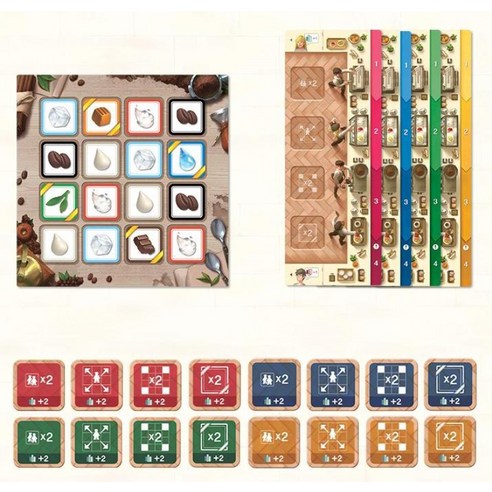 코리아보드게임즈 커피 러시 보드게임 이미지 3