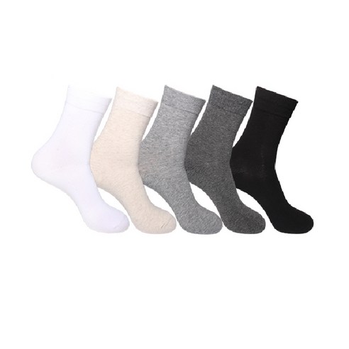 두발로 남성용 프리미엄 무지 중목 양말 후기 분석 - 앞코 마감