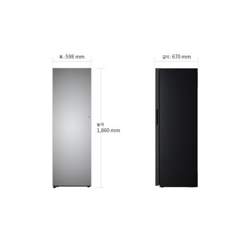 LG전자 오브제컬렉션 컨버터블 패키지 Fit & Max 328L 스탠드형 김치냉장고 우열림 [방문설치] 이미지 4