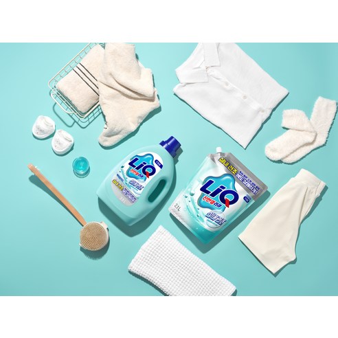 리큐 진한겔 하이브리드 실내건조 드럼용 액상세제 리필 후기 분석 - 실내 건조 활용 예시