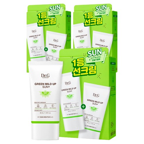 닥터지 그린 마일드 업 선 플러스 SPF50+ PA++++, 35ml, 6개