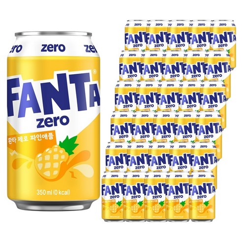 환타 제로 파인애플 탄산음료 215ml × 30개