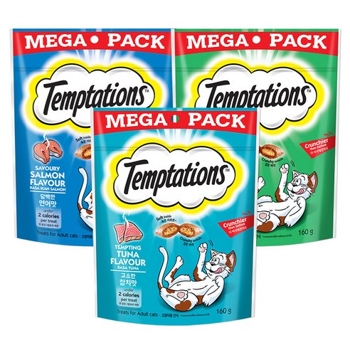 템테이션 고양이 워너비 간식 3종 세트