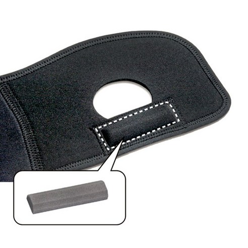 잠스트 JK-1 무릎보호대 후면 통기성 소재 디테일