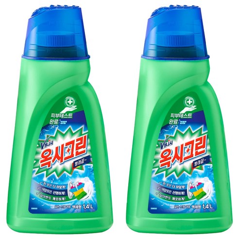 옥시크린 액체형 표백제, 1.4L, 2개