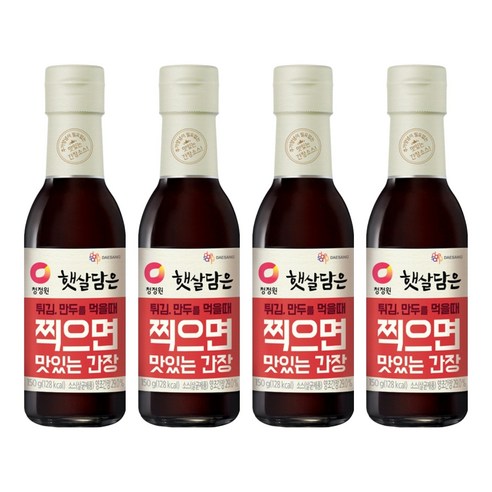 햇살담은 찍으면 맛있는 간장, 150g, 4개 - 기타간장 | 쿠팡