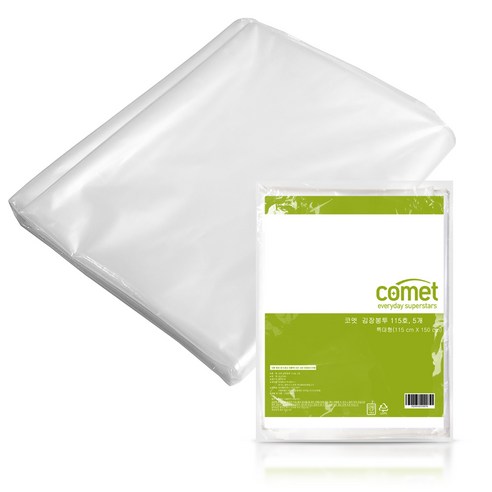 코멧 두꺼운 김장봉투 115호, 특대형(약20포기), 5개