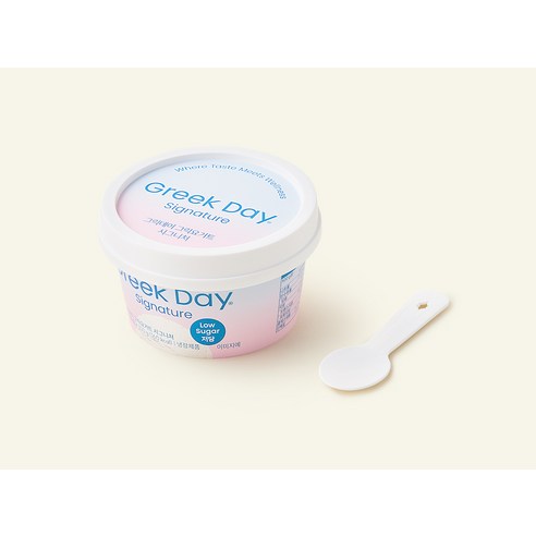 그릭데이 그릭요거트 시그니처 후기 분석 - 깔끔한 패키징