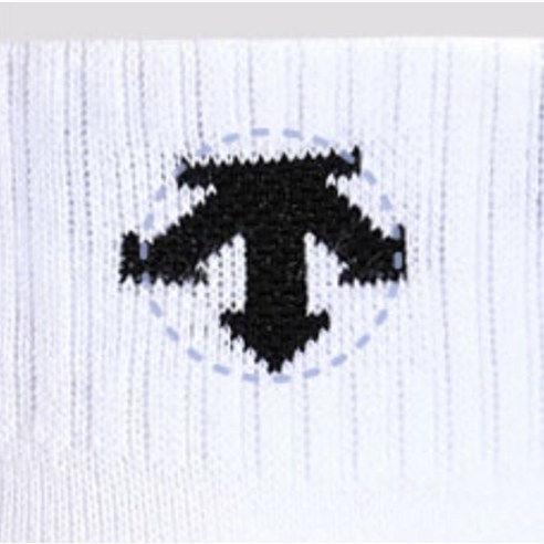 데상트 남성용 목로고 발목양말 4켤레 세트 이미지 4