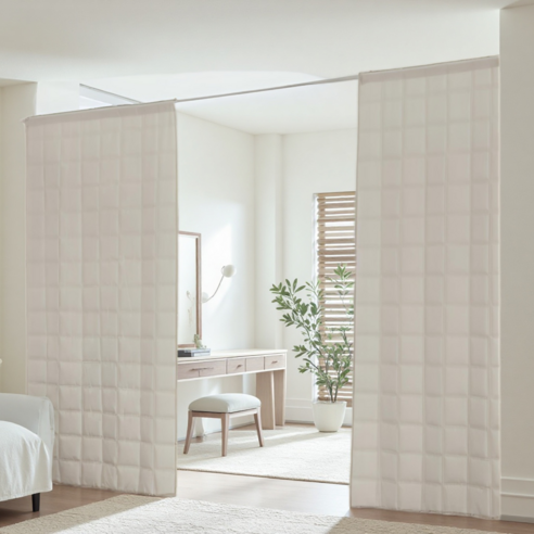 코멧 방한 사각 누빔 커튼, 따뜻함과 경제성을 모두 잡으세요!