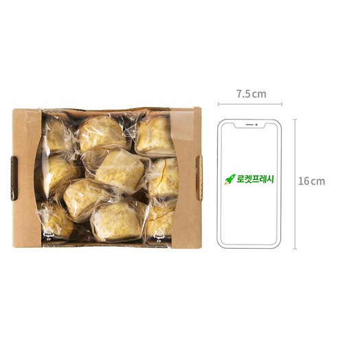 감자빵 상품 상세 포장 정보