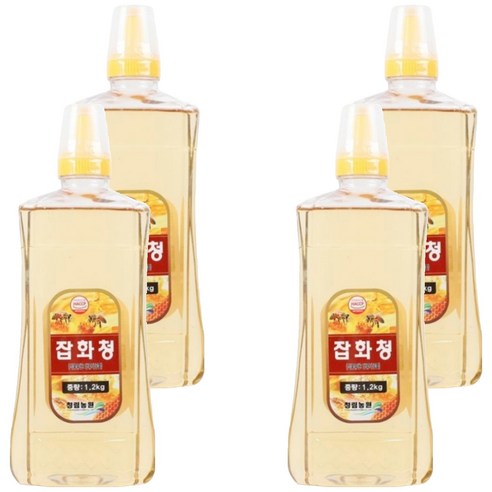 청림식품 소울백서 잡화청 사양벌꿀 요리 카페 가정용 1.2kg, 4개 솔직 후기 | 실사용자 리뷰 분석 - 상품 이미지 1