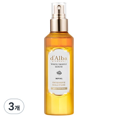 [비건뷰티] 달바 화이트 트러플 로얄 인텐시브 세럼, 160ml, 3개