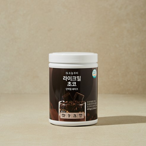 오늘부터 라이크밀 단백질 쉐이크 초코맛 450g, 1개 솔직 후기 | 실사용자 리뷰 분석 - 상품 이미지 2