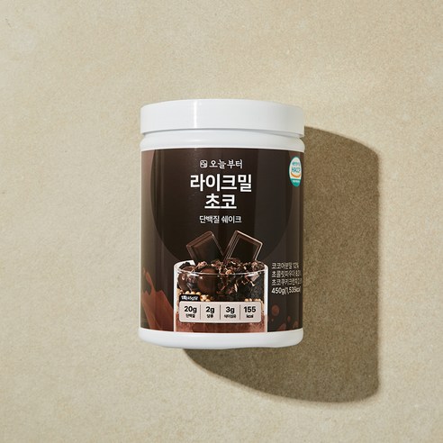 오늘부터 라이크밀 단백질 쉐이크 초코맛 450g, 1개 이미지 3