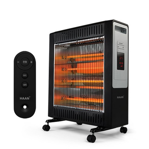 한경희생활과학 리모컨형 4단 석영관 히터, 편리하고 안전한 겨울철 난방 솔루션