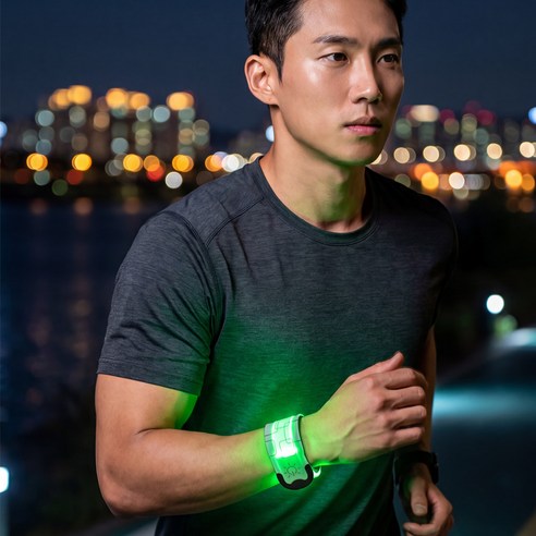 빔핏 5컬러 올인원 충전식 LED 야광밴드, 혼합색상, 1개
