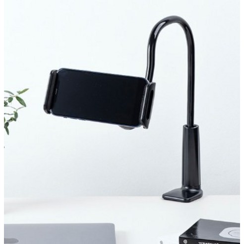 누아트 태블릿 스마트폰 침대 자바라 거치대 후기 분석 - 상세 고정 부위 확대