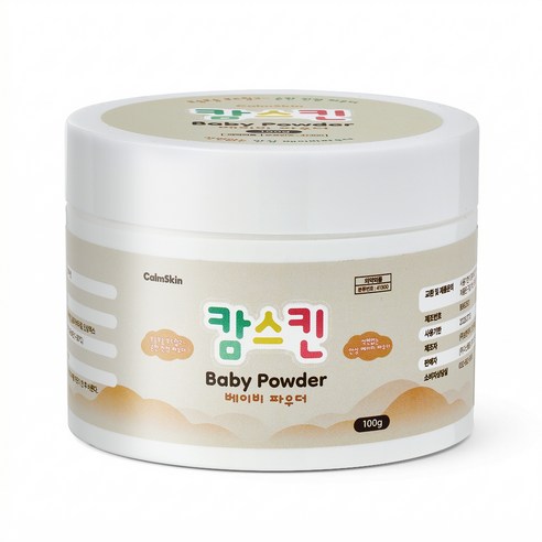 캄스킨 베이비 파우더, 100g, 1개