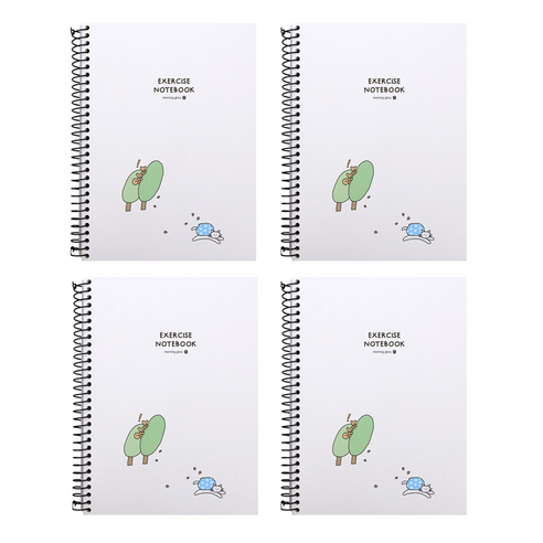 모닝글로리 2500 완전두꺼운 연습장 좌철, 랜덤발송, 4개