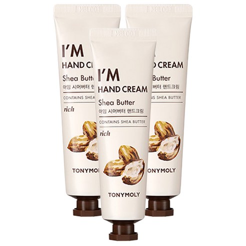 토니모리 아임 핸드크림 시어버터, 30ml, 3개
