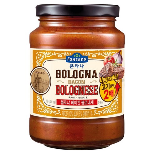 폰타나 볼로냐 베이컨 볼로네제 파스타 소스 430g × 3개