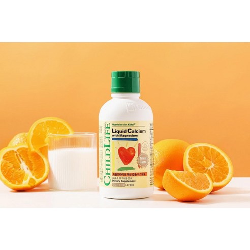 차일드라이프 액상 칼슘 마그네슘 오렌지맛 473ml, 1개 이미지 4