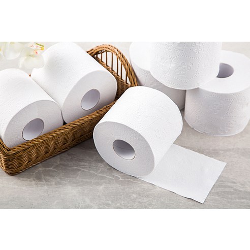 코멧 순백 3겹 라벤더 바닐라 롤화장지 후기 분석 - 실사용 텍스처