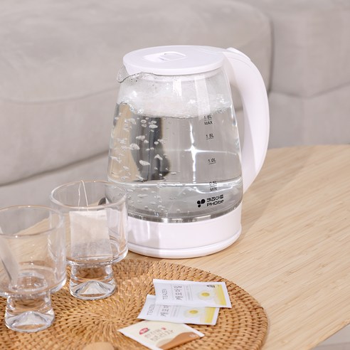 키친아트 포이베 유리 전기주전자 1.8L 이미지 3