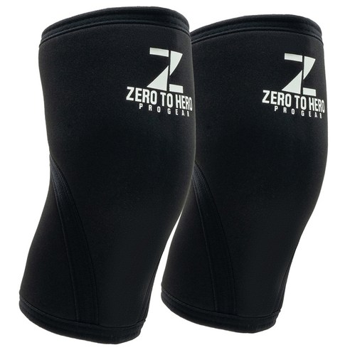 제로투히어로 네오프렌 헬스 팔꿈치보호대, 1세트, BLACK