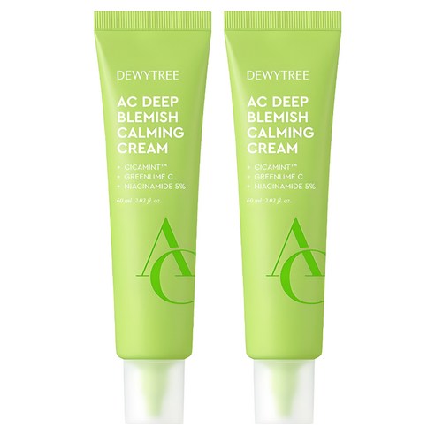 듀이트리 AC 딥 흔적 진정 크림, 60ml, 2개
