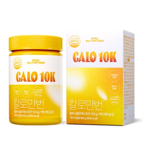 PRONUTRITION 정품 칼로만번 알파시클로덱스트린 대용량 분말, 180g, 1개