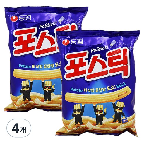 포스틱 과자, 84g, 4개