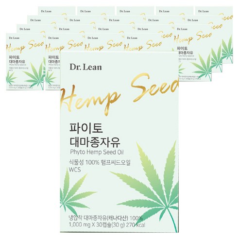 닥터린 파이토 대마종자유, 30정, 20개
