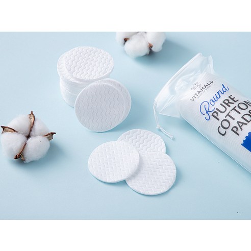 비타할로 무형광 도톰한 원형 순면 화장솜 솔직 후기 | 실사용자 리뷰 분석 - 상품 이미지 3