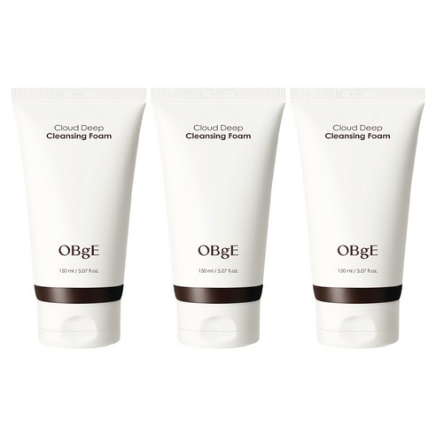 OBge 클라우드 딥 클렌징폼, 3개, 150ml